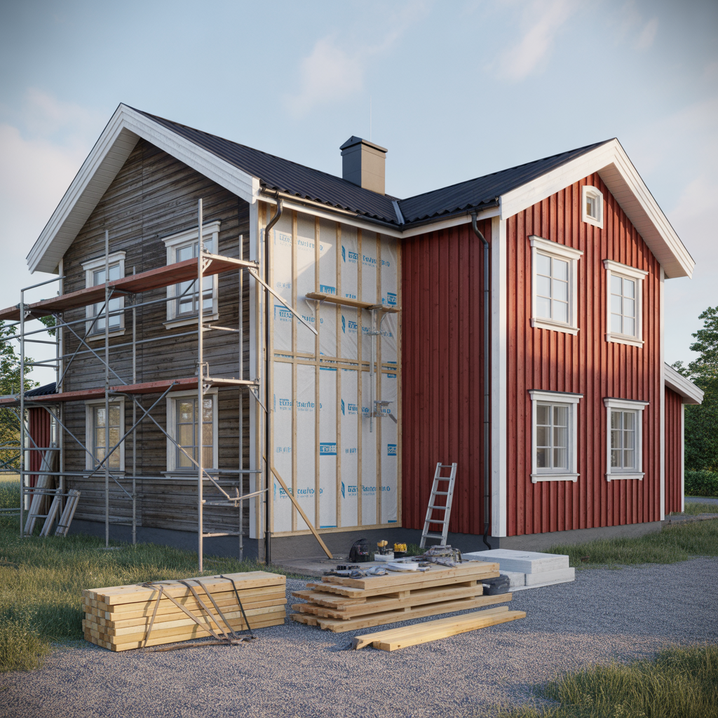 byta ytterpanel checklista for material steg och pris