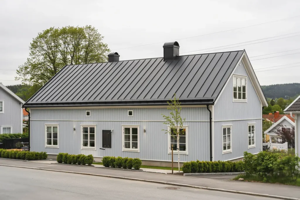 takl ggning av bandt ckt pl ttak p villa i norrsunda rosersberg