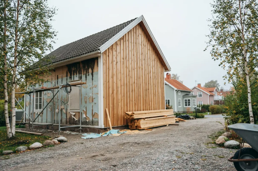 byta panel p huset tecken p slitage r tt tr slag och smart planering f r ett h llbart resultat