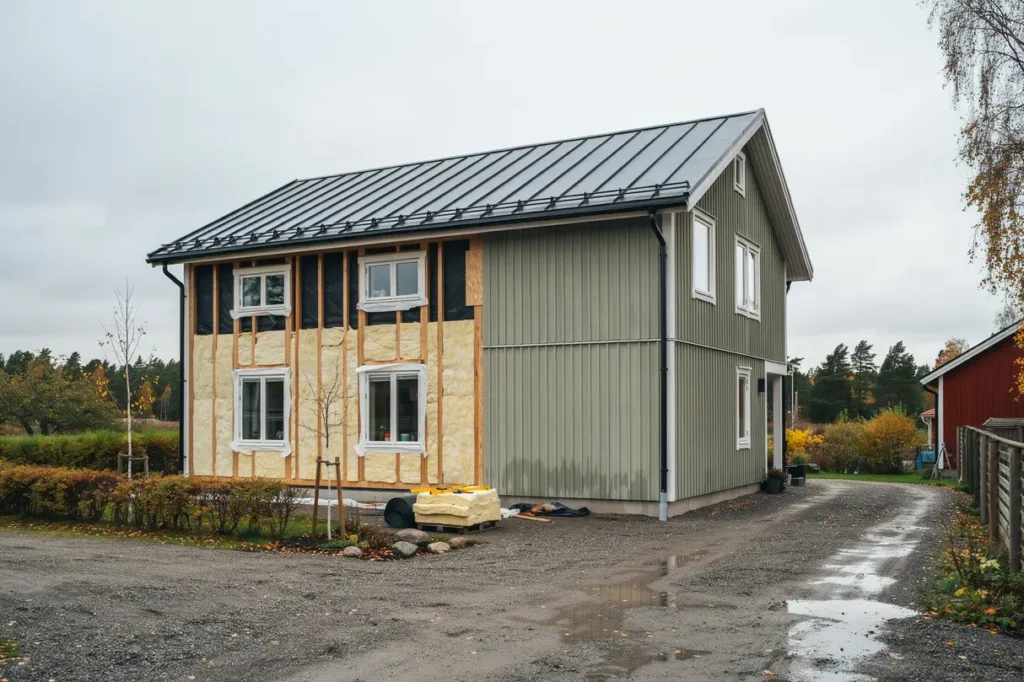 till ggsisolering av fasad och ytterv gg s f r du ett varmare hus och l gre uppv rmningskostnader